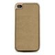 DEXIM SL Superior Leather Case for iPhone 4/4S, Gold (DLA159-YE)