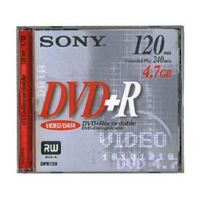 SONY DVD+R 4.7GB (120min), 5 Stück (5DPR120)