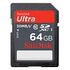 SANDISK Ultra SDXC UHS-I Card, Class 10, 64GB (SDSDU-064G-U46)