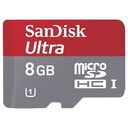 SANDISK Ultra microSDHC, UHS-I, Class 10, 8.0GB (SDSDQU-008G)