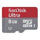 SANDISK Ultra microSDHC, UHS-I, Class 10, 8.0GB (SDSDQU-008G)