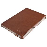 TRUST Hardcover Skin & Folio Stand, Brown (18830)