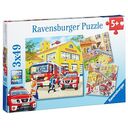 Feuerwehreinsatz - 3x49 pieces (Ravensburger)