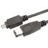 FireWire-Cable (IEEE1394), 4-pin Male - 6-pin Male, 2 meters