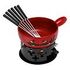 KUHN RIKON Cheese Fondue Set Alphorn Blower, 9-piece (32178)