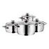 WMF Quality One Cookset, 4-piece, 20 + 16 + 20 + 24 cm (07.7404.6380)