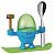 WMF McEgg Egg Cup, Blue (06.1668.7620)