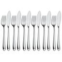WMF Jette Cromargan Protect Fischbesteck-Set, 12-teilig (12.7435.6346)