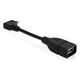 DELOCK USB 2.0 Cable, 11cm, Black (83104)