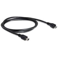 DELOCK USB 2.0 Cable, 1m, Black (83177)