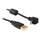 DELOCK USB 2.0 Cable, 1.0m, Black (83148)