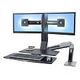 ERGOTRON WorkFit-A, Dual Monitor with Worksurface+ (24-316-026)