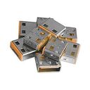 LINDY USB Port Schloss ohne Schlüssel, 10-Stück, Code Orange (40463)