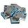 LINDY USB Port Lock without Key, 10 Part, Code Blue (40462)
