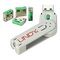 LINDY USB Port Lock with Key, 4 Part, Green (40451)