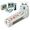 LINDY USB Port Lock with Key, 4 Part, Blue (40452)
