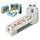 LINDY USB Port Lock with Key, 4 Part, Blue (40452)