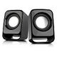 SPEEDLINK Snappy Stereo Speakers, Black (SL-8002-BK)