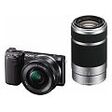 SONY NEX-5T Kit, 16-50mm + 55-210mm, Black (NEX-5TY)