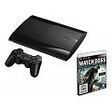 SONY Playstation 3 Super Slim, Black, 500GB, Watch Dogs Bundle (PS3)