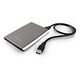 VERBATIM Store'n'Go USB 3.0 Ultra Slim Portable Hard Drive, 500GB, Silver (53151)