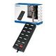 LOGILINK USB 2.0 HUB 13-Port mit Ein/Ausschalter, Schwarz (UA0126)
