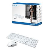 LOGILINK 2.4 GHz Funk Slim Keyboard & Mouse Set with Autolink Function (ID0109)