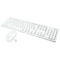 LOGILINK Funk Keyboard & Mouse Combination, White (ID0104W)