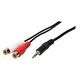 LOGILINK Stereo Audio Cable, 0,20m (CA1047)