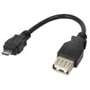 LOGILINK Micro-USB Plug to USB Jack, 60mm (AU0030)