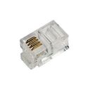 LOGILINK RJ10 Modular Plug, Unshielded, 100 Pieces (MP0017)
