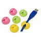 LOGILINK Cable Holder, 6 Pieces, Colored (KAB0010)