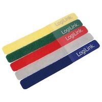 LOGILINK Cable fixer with Velcro, 180mm, Coloured (KAB0008)