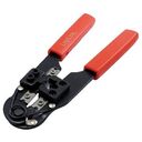 LOGILINK Crimp tong RJ45, Cable Cutter, Stripper, Black/Red (WZ0004)