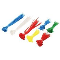 LOGILINK Cable Fixer Set, 300 Pieces, Coloured (KAB0017)