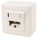 LOGILINK CAT5e Up- and Concealed Outlet, Full Shielded, RAL 9003 (NP0035)