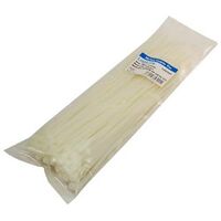 LOGILINK Cable Fixer Set, 300mm, 100 Pieces, White (KAB0004)
