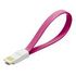 LOGILINK USB 2.0 auf Micro-USB Kabel mit Magnet, Pink (CU0087)