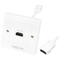 LOGILINK HDMI Wall Box with 1x HDMI Jack, Shielded (AH0014)