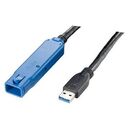 LOGILINK USB 3.0 Repeaterkabel, 10m, Schwarz (UA0177)