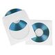 HAMA CD- DVD-Papierhüllen, 100er Pack, Weiss (51174)