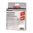 HAMA CD- DVD Sleeve, 50-Part, Transparent (33809)