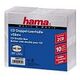 HAMA CD Doppel-Leerhüllen, Slim-Case, 10-Part, Transparent (51274)