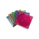 HAMA CD-Leerhüllen, Slim-Case, 25er Pack, Farbig (51166)