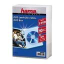 HAMA DVD-Leerhüllen, Slim-Case, 10er Pack, Transparent (83890)