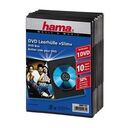 HAMA DVD-Leerhüllen, Slim-Case, 10er Pack, Schwarz (51181)
