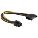 DELOCK Kabel Power SATA auf PCI-Express, 21cm (82924)