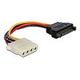 DELOCK SATA to Molex Adaptor, 120mm (60115)