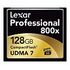 LEXAR Professional CompactFlash Card 800x, 128GB (LCF128CRBEU800)