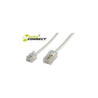 MICROCONNECT RJ11-RJ45 3m (MPK453) Weiss